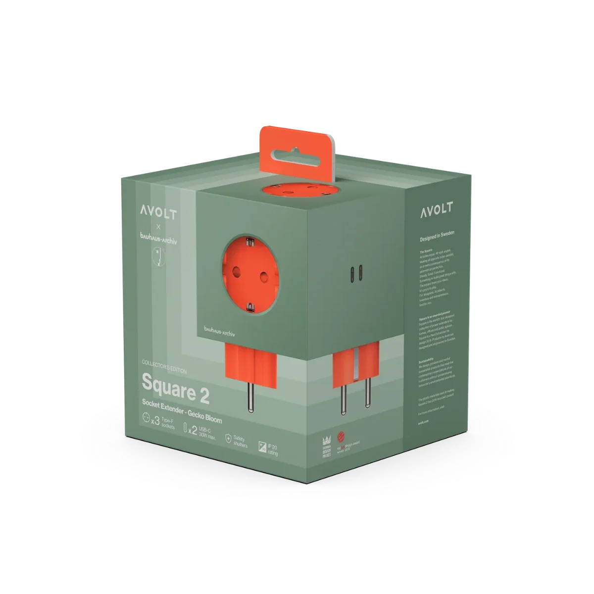 Square 2 USB // Bauhaus-Archiv Gecko Bloom - Image 3